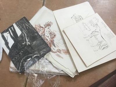 Lot 1421 - Large box of ephemera