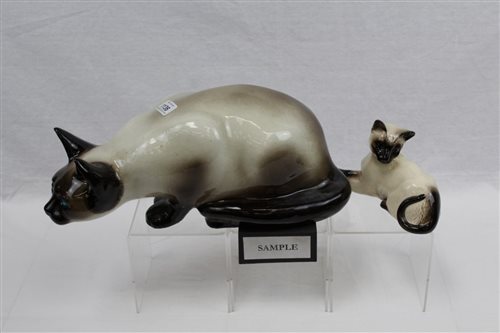 Lot 1136 - Collection of five Winstanley Cats - all...