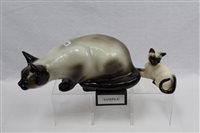 Lot 1136 - Collection of five Winstanley Cats - all...