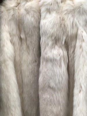 Lot 1990 - Vintage fox fur 3/4 length coat.