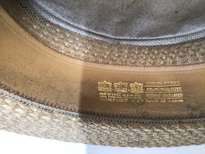 Lot 105 - Gentlemen’s  1910 Dulwich College "Bon Ton  Ivy" straw boater with college band.