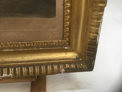 Lot 9 - 19th century mezzotint in period gilt frame