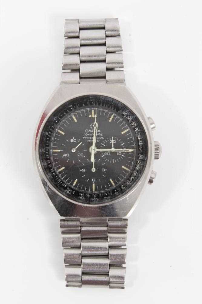 Lot 260 - 1970s Omega Speedmaster Professional Mark II wristwatch, boxed