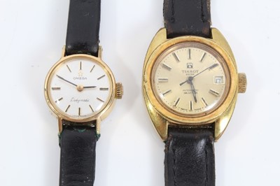 Lot 754 - Omega Ladymatic wristwatch and ladies Tissot Automatic Seastar wristwatch, both boxed