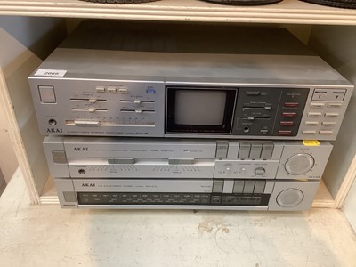 Lot 2069 - Three Akai Hifi units