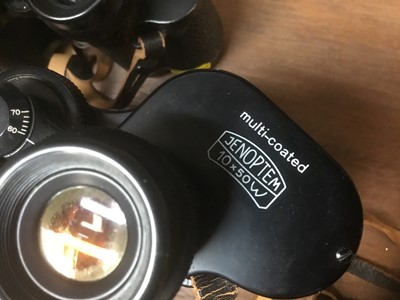 Lot 2164 - Two pairs of Carl Zeiss Jenoptem binoculars.