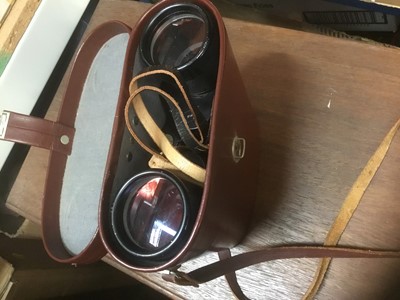 Lot 2164 - Two pairs of Carl Zeiss Jenoptem binoculars.