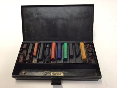 Lot 2223 - Three artist’s boxes with contents