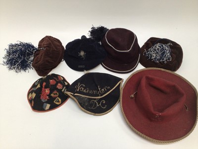 Lot 2004 - Group of vintage Rugby / Sports caps