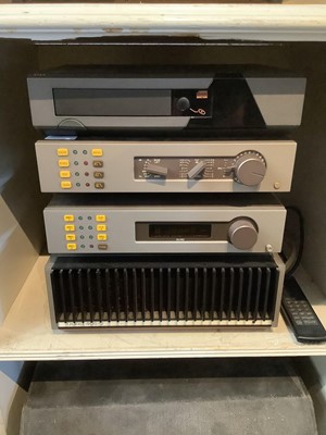 Lot 2051 - Quad hi-fi equipment, including a Model 66 CD Player, 34 Control Unit, FM4 Tuner