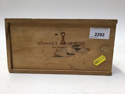 Lot 2292 - French Chess Set by Chavet