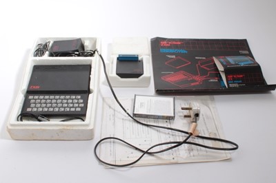 Lot 1633 - Sinclair ZX personal computer in original packing