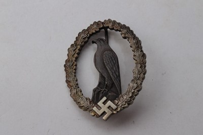 Lot 780 - Second World War Nazi German Retired Pilots badge with narrow pin backing