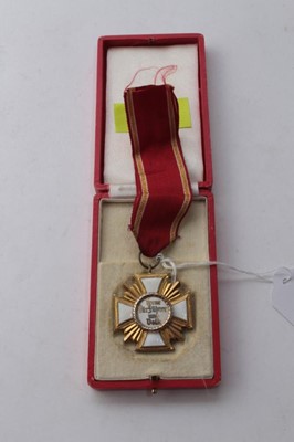 Lot 774 - Nazi German NSDAP 25 Year Service Cross in case