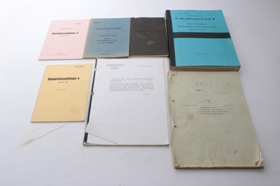 Lot 770 - Collection of various Second World War Nazi German Radio manuals, together with a collection of copies of original radio manuals