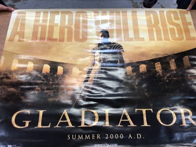 Lot 21 - Gladiator film quad poster