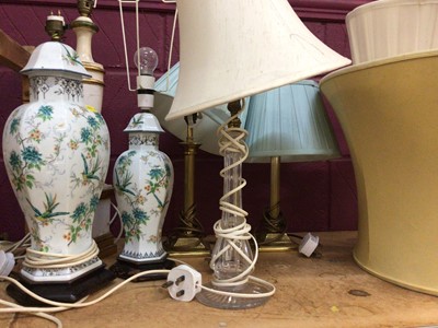 Lot 504 - Table lamps