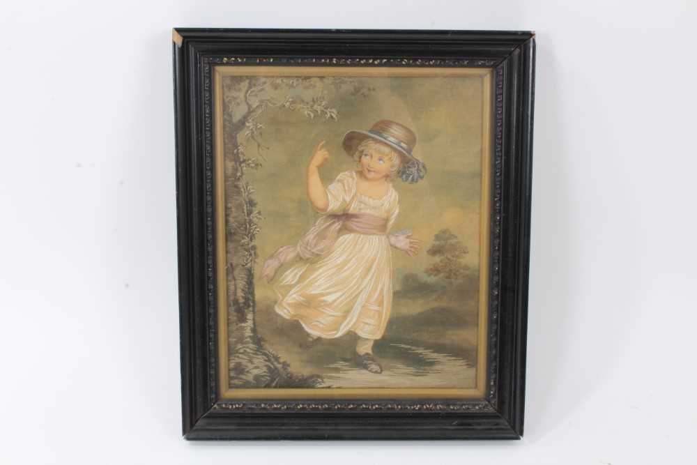 Lot 842 - 19th Century embroidered picture