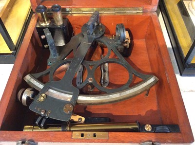 Lot 2345 - Ships sextant in case