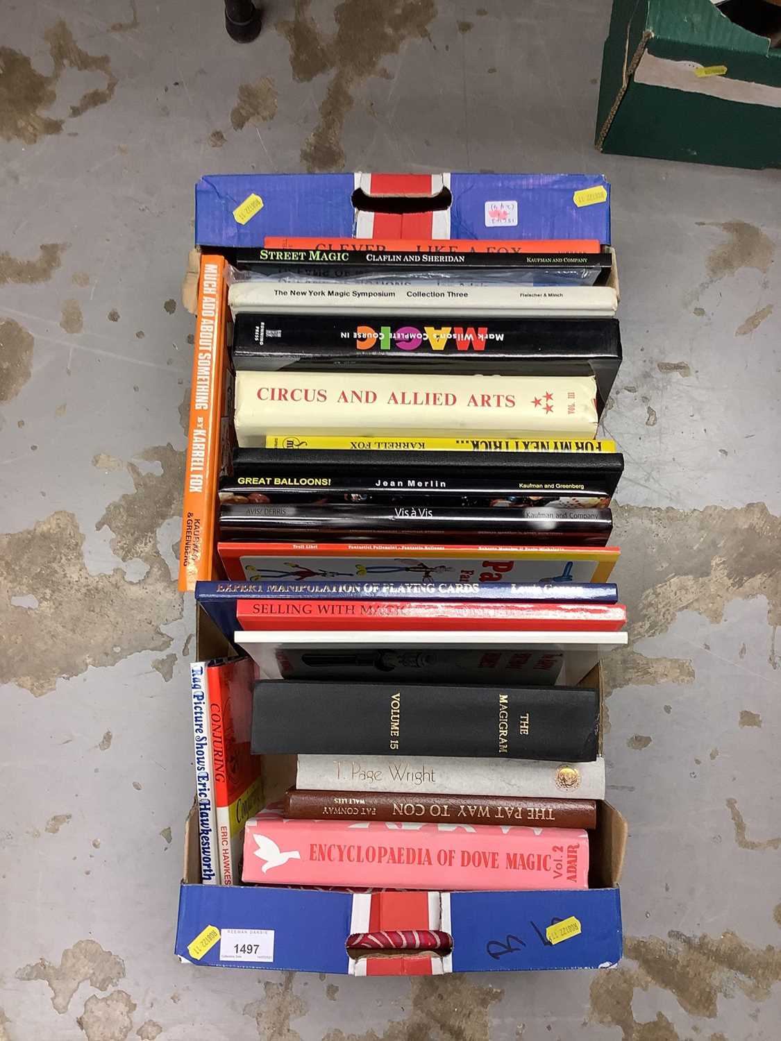 Lot 1497 - One box of various Magic Books