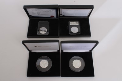 Lot 481 - Mixed silver coins to include Chinese Lunar Year Series