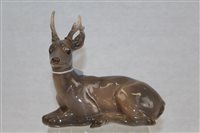 Lot 1186 - Royal Copenhagen model of a deer, numbered 756...
