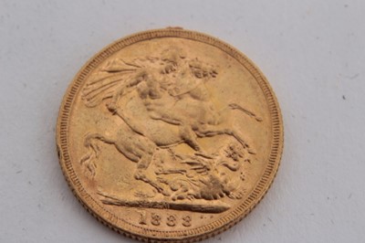 Lot 566 - G.B. - Gold Sovereign Victoria JH 1888M VF (1 coin)