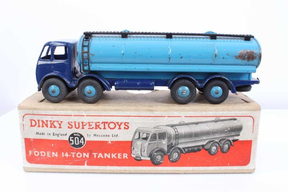 Lot 476 - Dinky Supertoy Foden 14-ton tanker No504 boxed