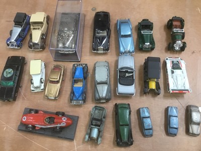 Lot 1716 - Diecast unboxed selection including Dinky, Matchbox and others, mostly Rolls Royce and Bentley models.