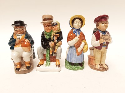 Lot 94 - Collection of 9 Wood & Son Dickens character jugs