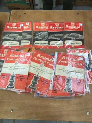 Lot 1359 - Football - Selection of Arsenal Football Programmes including 1950s plus others.