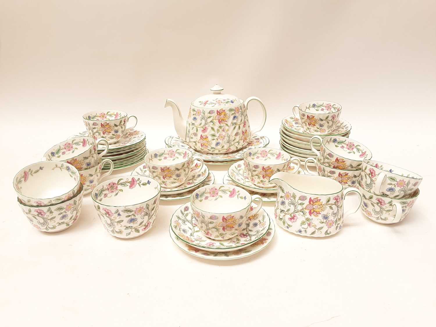 Lot 1169 - Minton Haddon Hall tea set