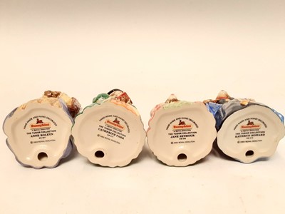 Lot 1153 - Seven Royal Doulton Bunnykins The Tudor Collection figures - Henry VIII, Kathryn Howard, Anne Of Cleves, Catherine Of Aragon, Anne Boleyn, Catherine Parr and Jane Seymour, all unboxed