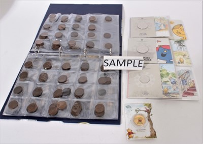 Lot 556 - World - Mixed coins in two boxes to include Royal Mint brilliant uncirculated coins in flatpacks x 29 and a  large quantity of other coins in binders etc (qty)