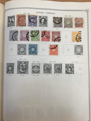 Lot 1420 - Stamps Ideal Stamp Album containing over 900 stamps, mint and used plus Movaleaf Album mainly thematic issues.