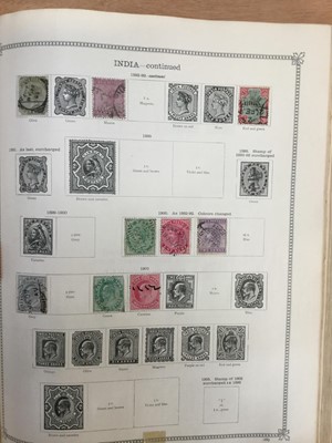 Lot 1420 - Stamps Ideal Stamp Album containing over 900 stamps, mint and used plus Movaleaf Album mainly thematic issues.