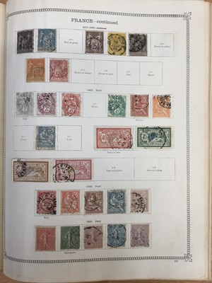 Lot 1420 - Stamps Ideal Stamp Album containing over 900 stamps, mint and used plus Movaleaf Album mainly thematic issues.