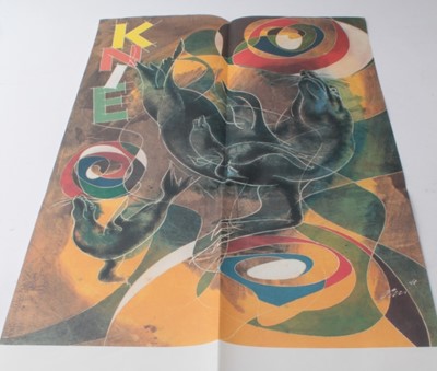 Lot 1349 - Circus Poster  Seals and Balls by artist Hans Enri 1989