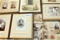 Lot 1317 - Victorian / Edwardian photographs in three...