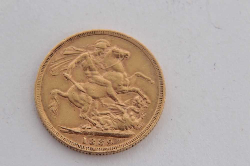 Lot 568 - G.B. - Gold Sovereign Victoria JH 1889 GF (1 coin)