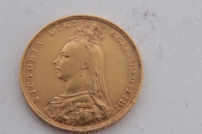 Lot 568 - G.B. - Gold Sovereign Victoria JH 1889 GF (1 coin)