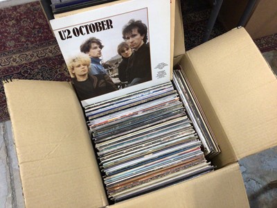 Lot 2098 - LP's- Over 500 Rock and Pop Vinyl record albums, mainly 1980s including Pop, Soul and others (4 boxes)