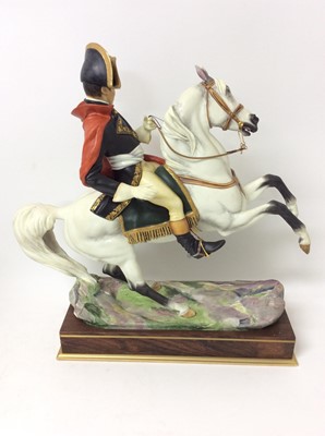 Lot 1186 - Royal Worcester porcelain limited edition model of Napoleon by Bernard Winskill, 567/750.