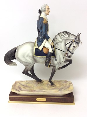 Lot 1187 - Royal Worcester porcelain limited edition model of Washington by Bernard Winskill, from an edition of 750.