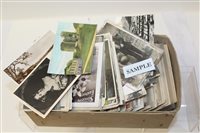 Lot 1335 - Postcards - in shoe box - general mix (400...