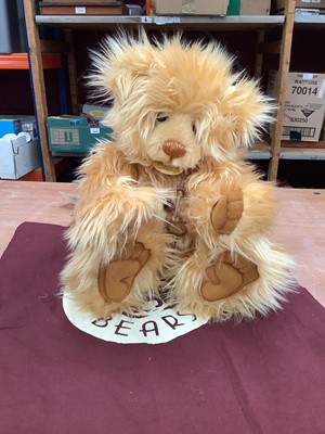 Lot 1745 - Charlie Bear Sovereign CB125145B with tags and soft bag.