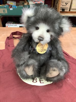 Lot 1746 - Charlie Bear Fuddy CB104716C with tags and soft bag.