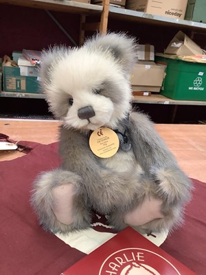 Lot 1747 - Charlie Bear Pip CB183962B with tags and soft bag.