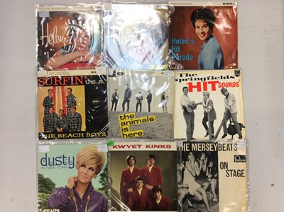 Lot 2107 - Box of EP’s including Helen sharpiro, animals, manfred mann, beach boys, the spring fields and the spotnicks (approx 100) together with a box of 118 Cliff Richard singles and carry case of Cliff Ri...