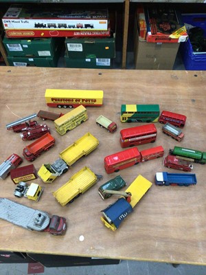 Lot 1758 - Diecast boxed and unboxed selection including Corgi, Dinky, Matchbox and others (qty)